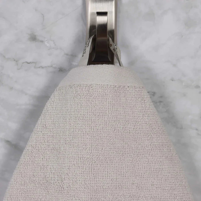 Premium Cotton Plush Jacquard Hand Towels Set of 6 - Soft & Absorbent Bath & Kitchen Towels for Bathroom, Guest Room, and Spa Use