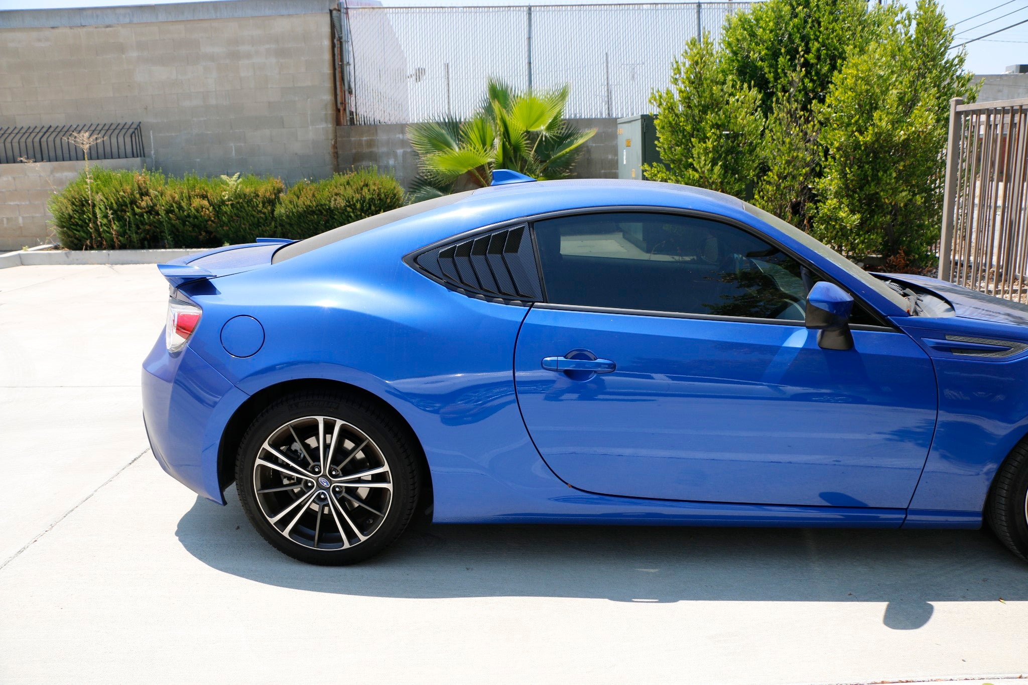 Carbon Fiber Rear Side Window Vents/Louvers for 2013-2021 Scion FR-S, Toyota 86 & Subaru BRZ - Lightweight Aerodynamic Upgrade for Sporty Style & Improved Airflow