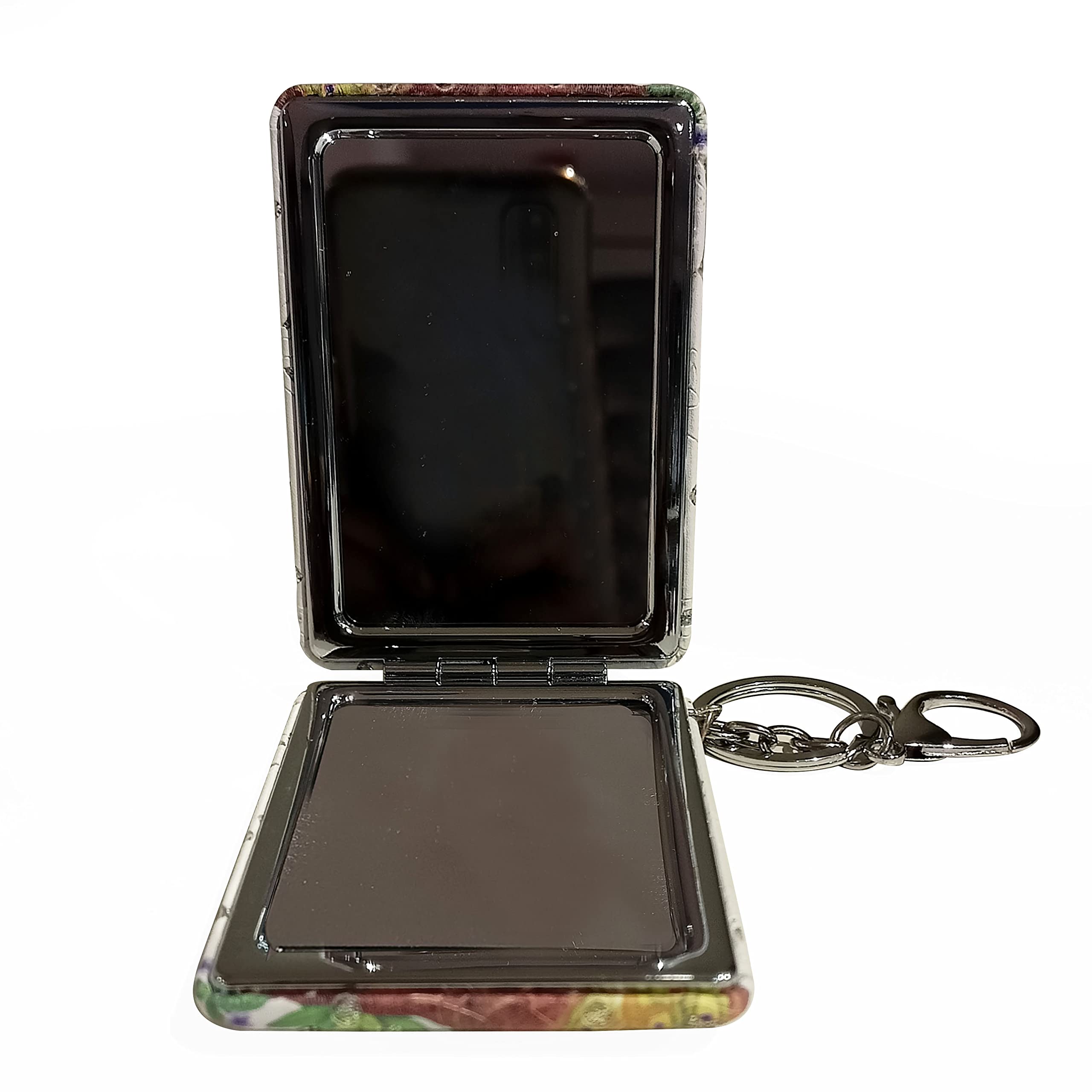 Northland Peacock Print Pocket Mirror - Compact & Portable Makeup Mirror for Women, Cute Handheld Mirror for Purse, Travel, and Touch-ups | Perfect for Home, Office, and On-the-Go