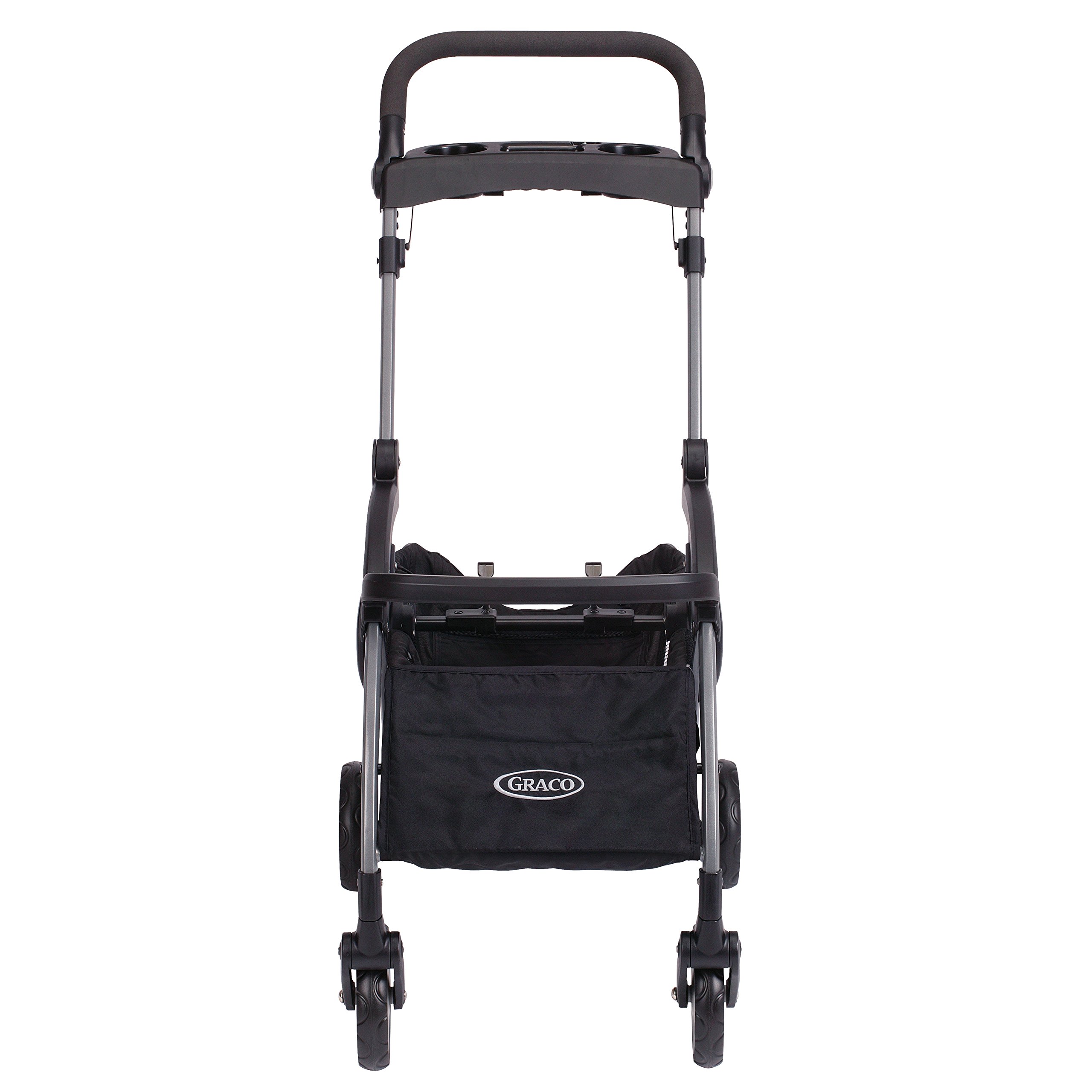 Graco SnugRider Elite Lightweight Car Seat Carrier & Travel Stroller - Compatible with All Graco SnugRide Infant Car Seats (Black) | Perfect for Air Travel, Shopping & Everyday Use with Baby
