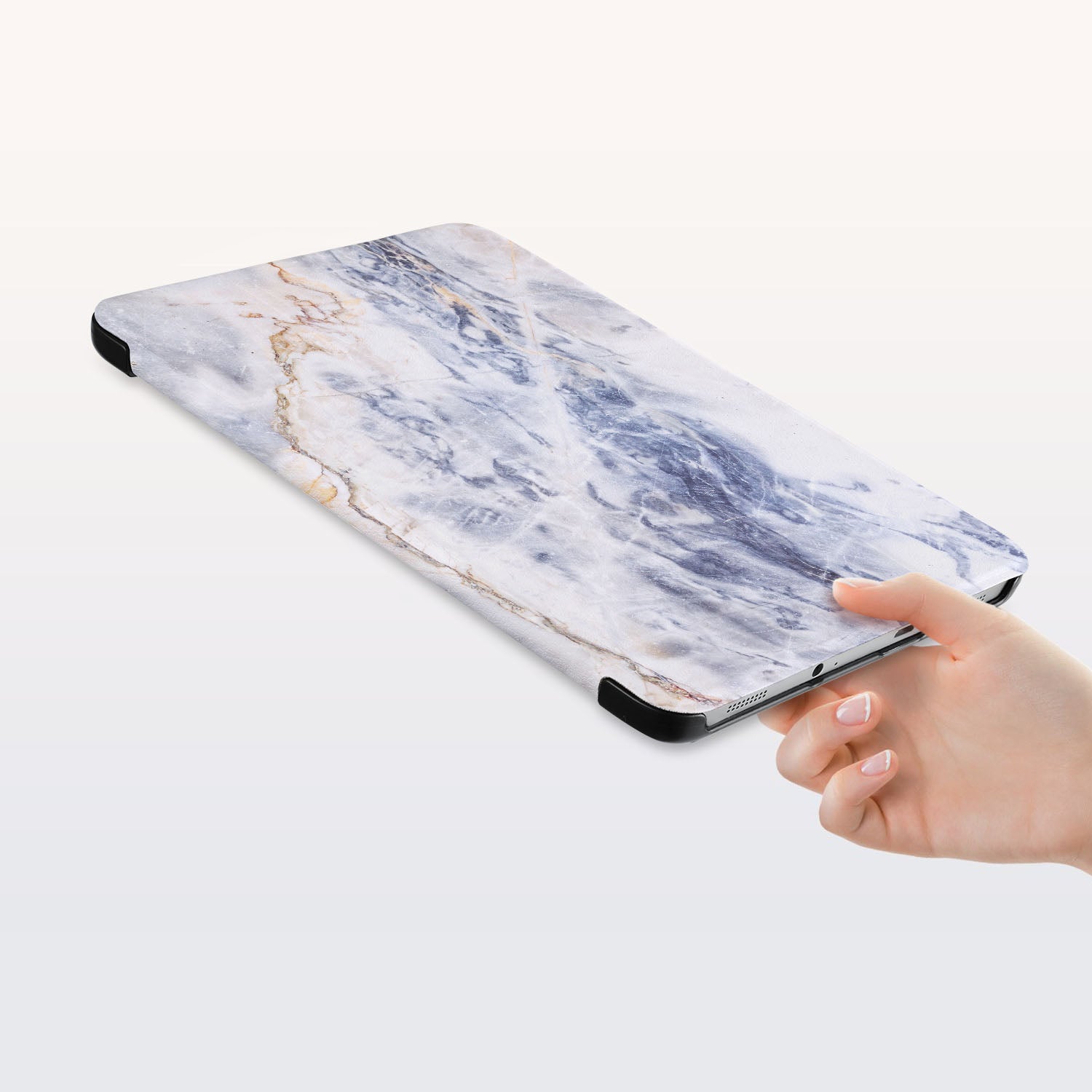 Samsung Tablet Case - Premium Marble Design Protective Cover for Samsung Galaxy Tab A/S6/S7/S8 - Perfect for Work, Travel & Home Use