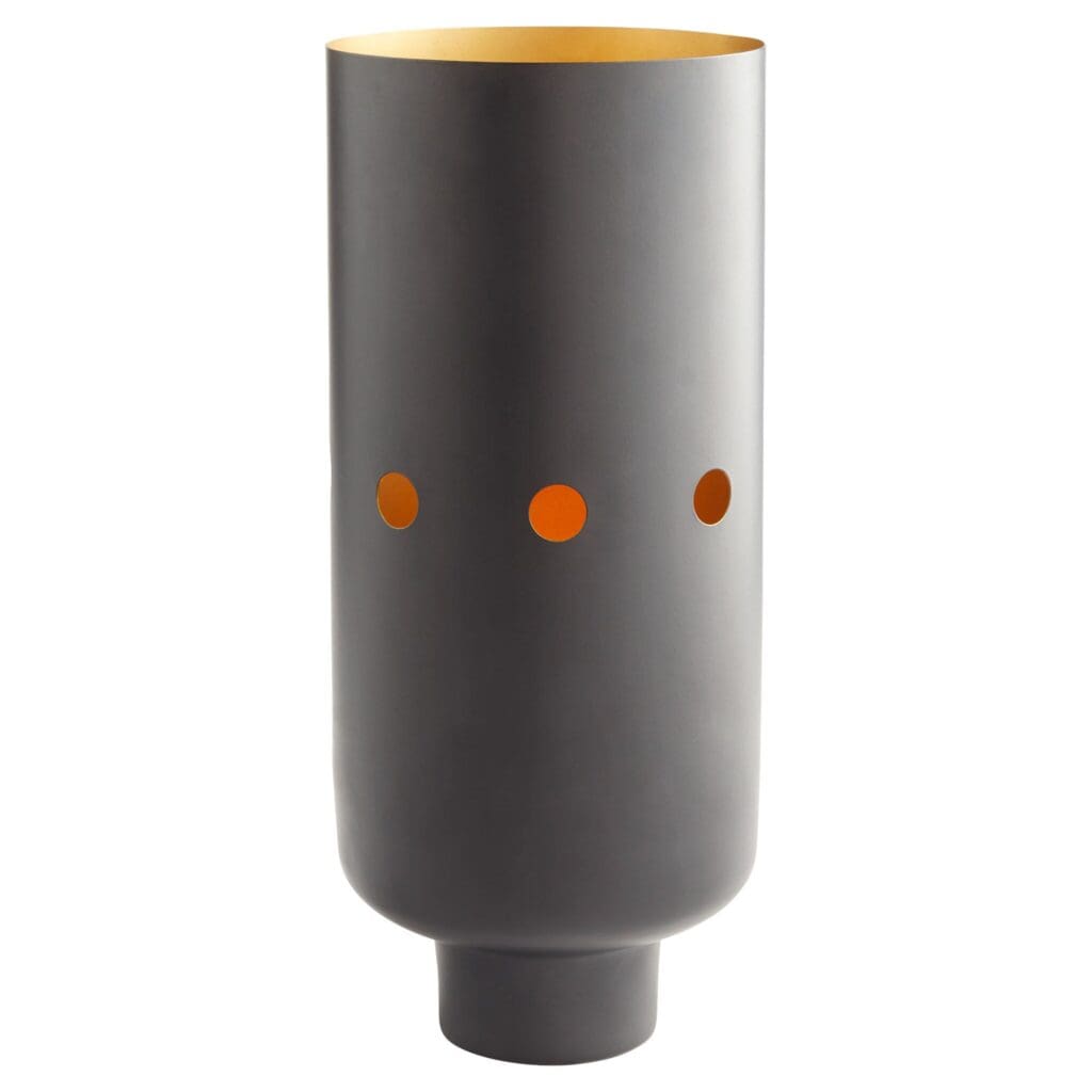 Cyan Design 11522 Naktis Vase - Tall Black Ceramic Vase for Home Decor, Wedding Centerpiece, and Modern Interior Design