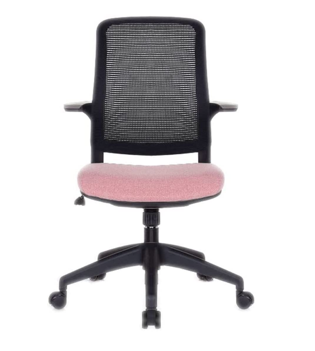 Ergonomic Office Chair - Adjustable Height Computer Desk Chair with Lumbar Support for Home Office, Gaming, Study - Comfortable & Breathable Mesh Back - Pink (Ideal for Long Hours of Work, Online Classes, and Gaming Sessions)