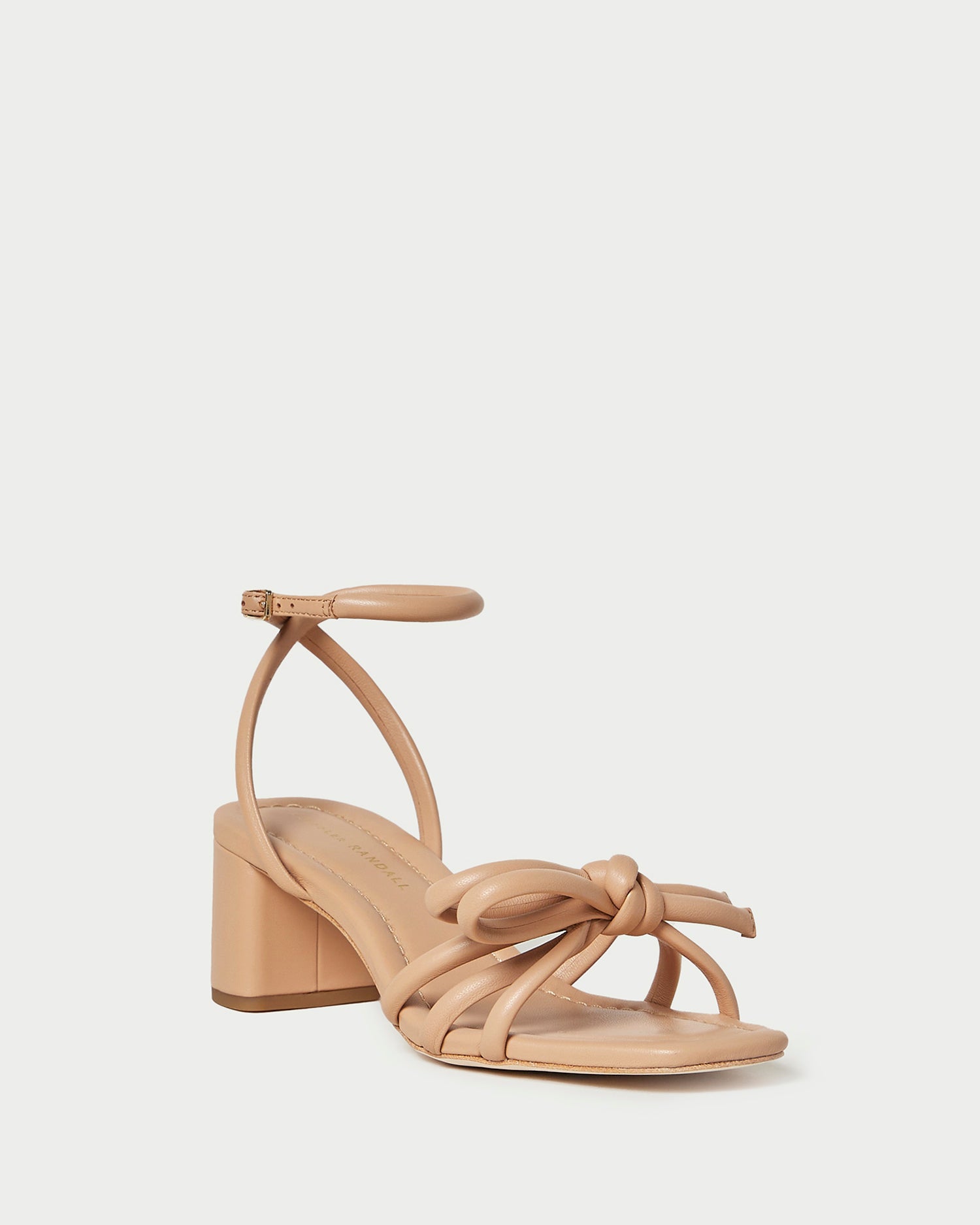 Mikel Dune Bow Mid Heel Sandals for Women - Elegant Summer Dress Shoes for Weddings, Parties & Beach Vacations