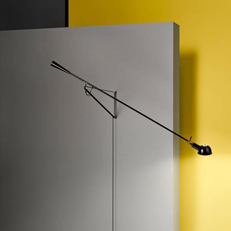 Plug-in Wall Sconce with Long Arm - Modern Adjustable Reading Light for Bedroom, Living Room & Office - Energy Efficient LED Wall Lamp for Home Decor