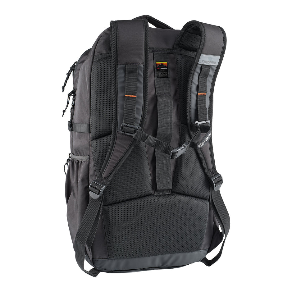 Caribee 6464 Storm 38L Overnight Backpack - Waterproof Travel Backpack for Hiking, Camping & Business Trips - Black