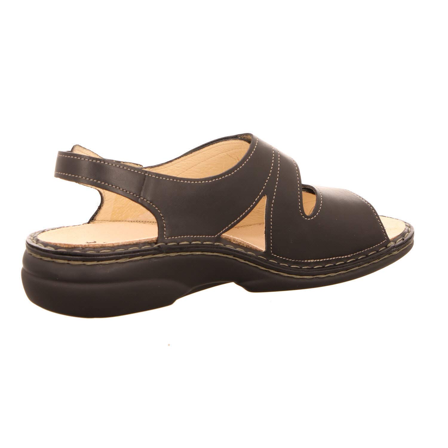 Finn Comfort Women's Strappy Sandals with Adjustable Ankle Strap - Comfortable Walking Sandals for Travel, Beach & Summer Outfits