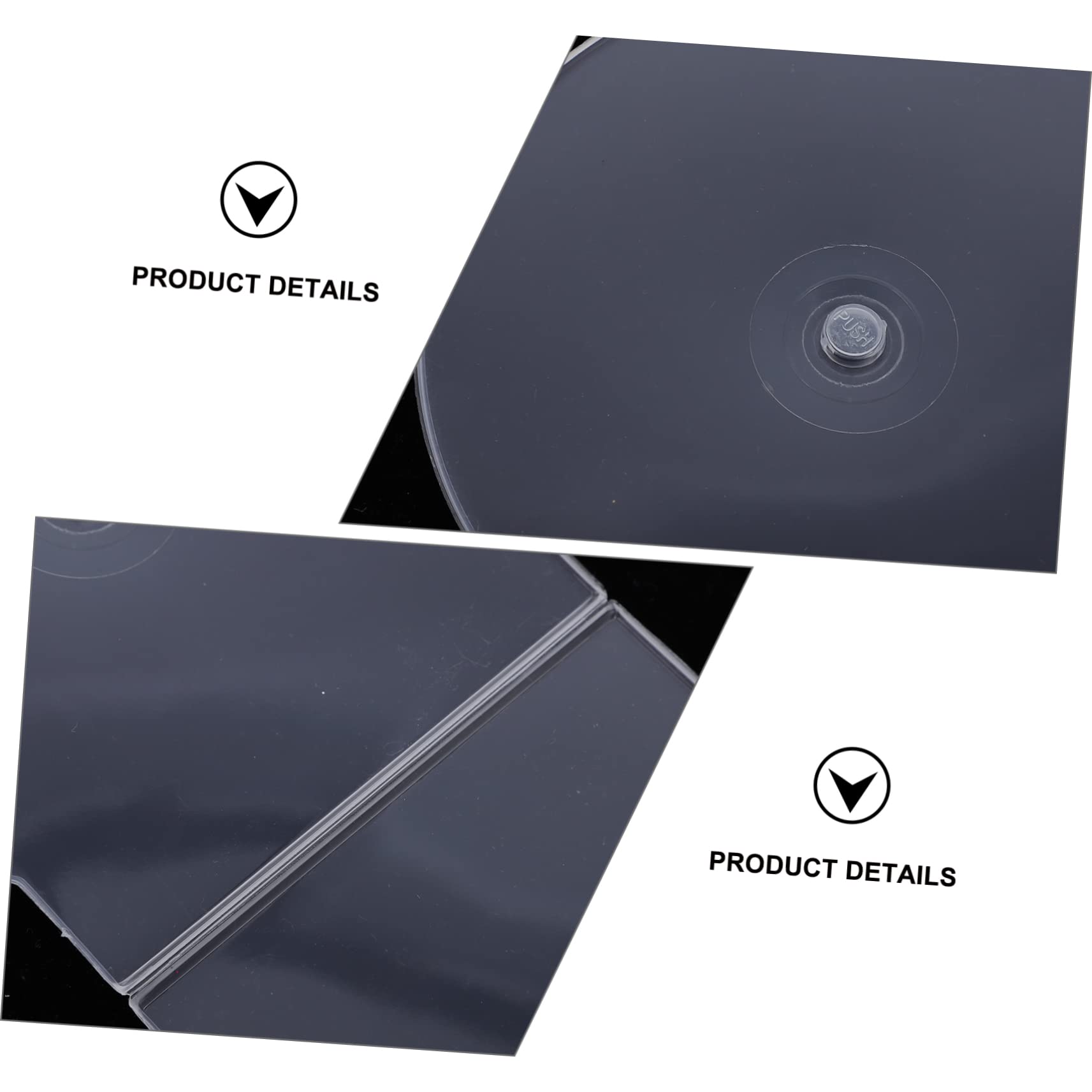 BESTonZON 15-Pack Clear Clamshell CD/DVD Cases - Jewel Case Protector with Secure Snap Closure for Music, Movies & Data Discs | Perfect for Home Collections, Office Archives & Media Storage
