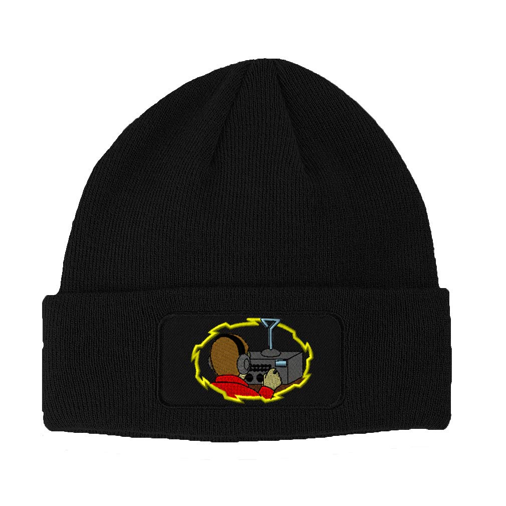 Speedy Pros Patch Beanie - Ham Radio Operator Embroidered Skull Cap for Men & Women - Warm Winter Hat for Outdoor Activities & Casual Wear