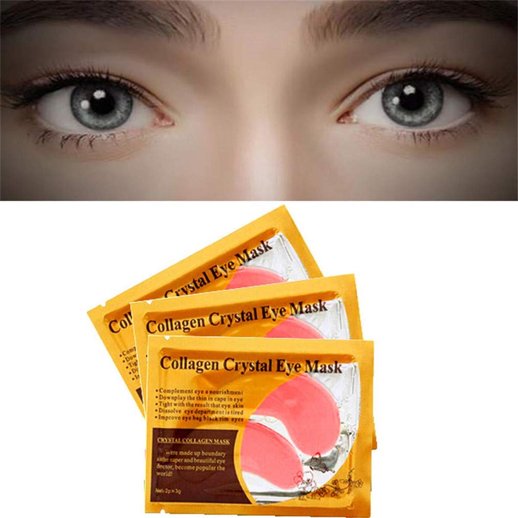 Collagen Under Eye Patches - 30 Pairs Anti-Aging Eye Mask for Puffy Eyes & Dark Circles, Hydrating Gel Eye Pads for Wrinkles & Fine Lines | Perfect for Morning Skincare Routine & Travel Beauty Essentials