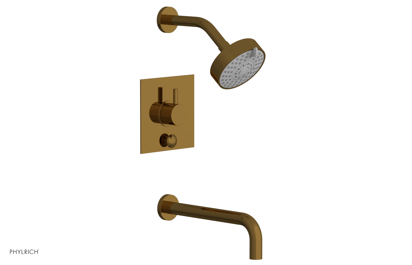 BASIC II 10 Pressure Balance Tub and Shower Faucet Set - 230S 29 10 - Perfect for Bathroom Renovation & Modern Home Upgrade