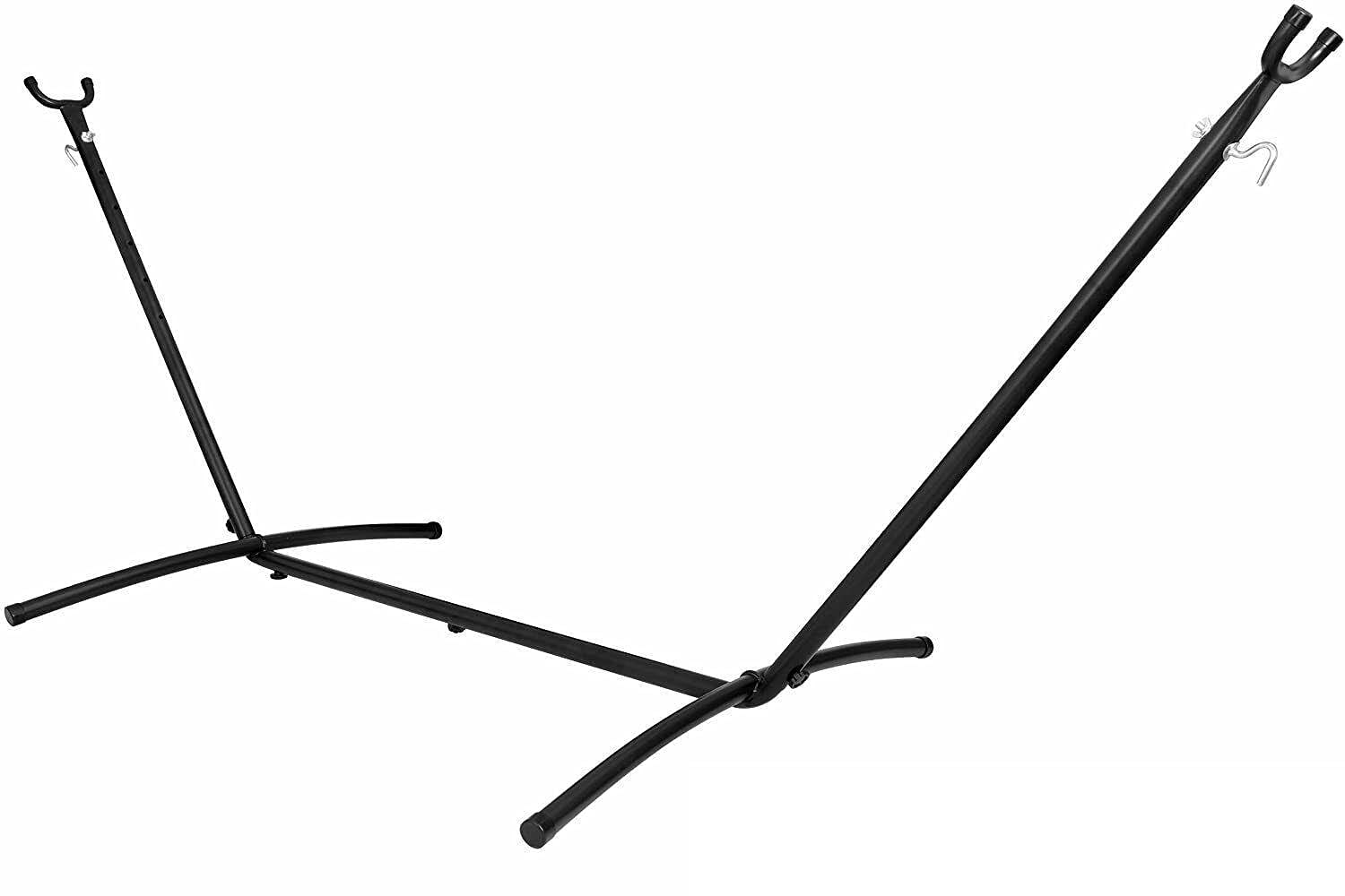 9ft Heavy-Duty Steel Hammock Stand with Carrying Case - Portable Outdoor Hammock Stand for Patio, Backyard, Beach & Camping - Supports Hammock Chairs & Swings - Durable Balcony Furniture