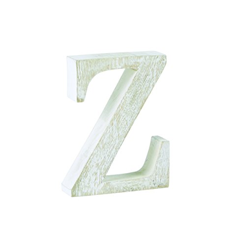 Personalized Mud Pie Wooden Block Initial - Handcrafted Lowercase Letter Z for Nursery Decor, Baby Shower Gift & Kids Room Wall Art