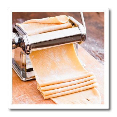 3D Rose Pasta Machine with Dough - South Africa Themed Iron-On Heat Transfer for White Fabric (8