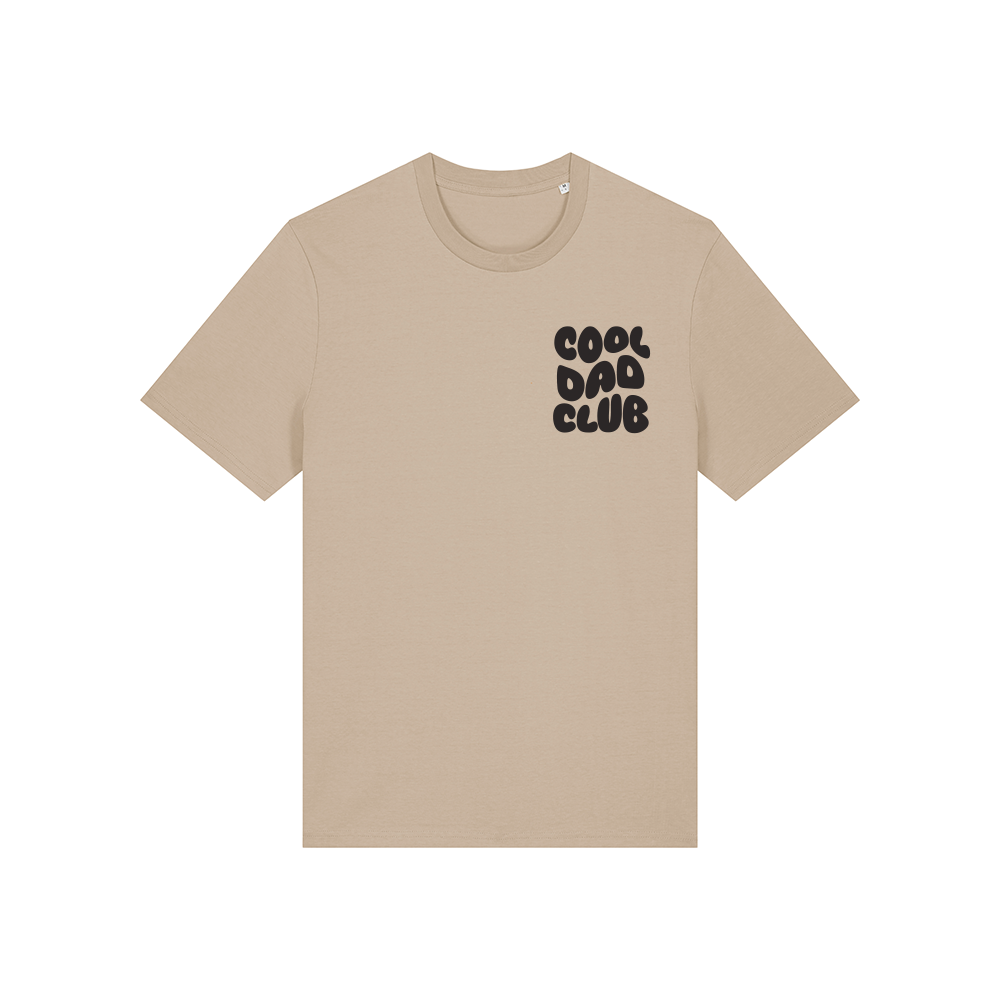 Cool Dad Club Graphic T-Shirt for Men - Funny Front & Back Print Casual Tee - Perfect for Father's Day, Birthday Gifts & Family Outings