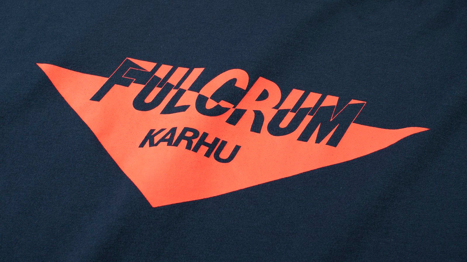 Fulcrum Navy Poseidon/Hot Coral T-Shirt - Comfortable & Stylish Men's Casual Tee for Everyday Wear, Gym, and Outdoor Activities
