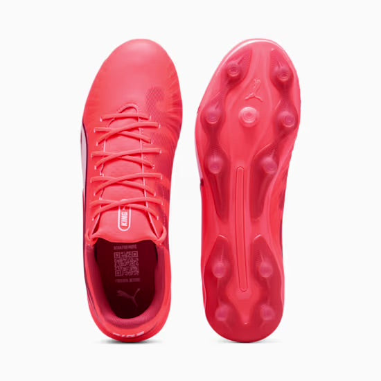 Men's King Match FG/AG Soccer Cleats - Lightweight Football Shoes for Artificial Grass & Firm Ground - Perfect for Training, Matches & Outdoor Sports