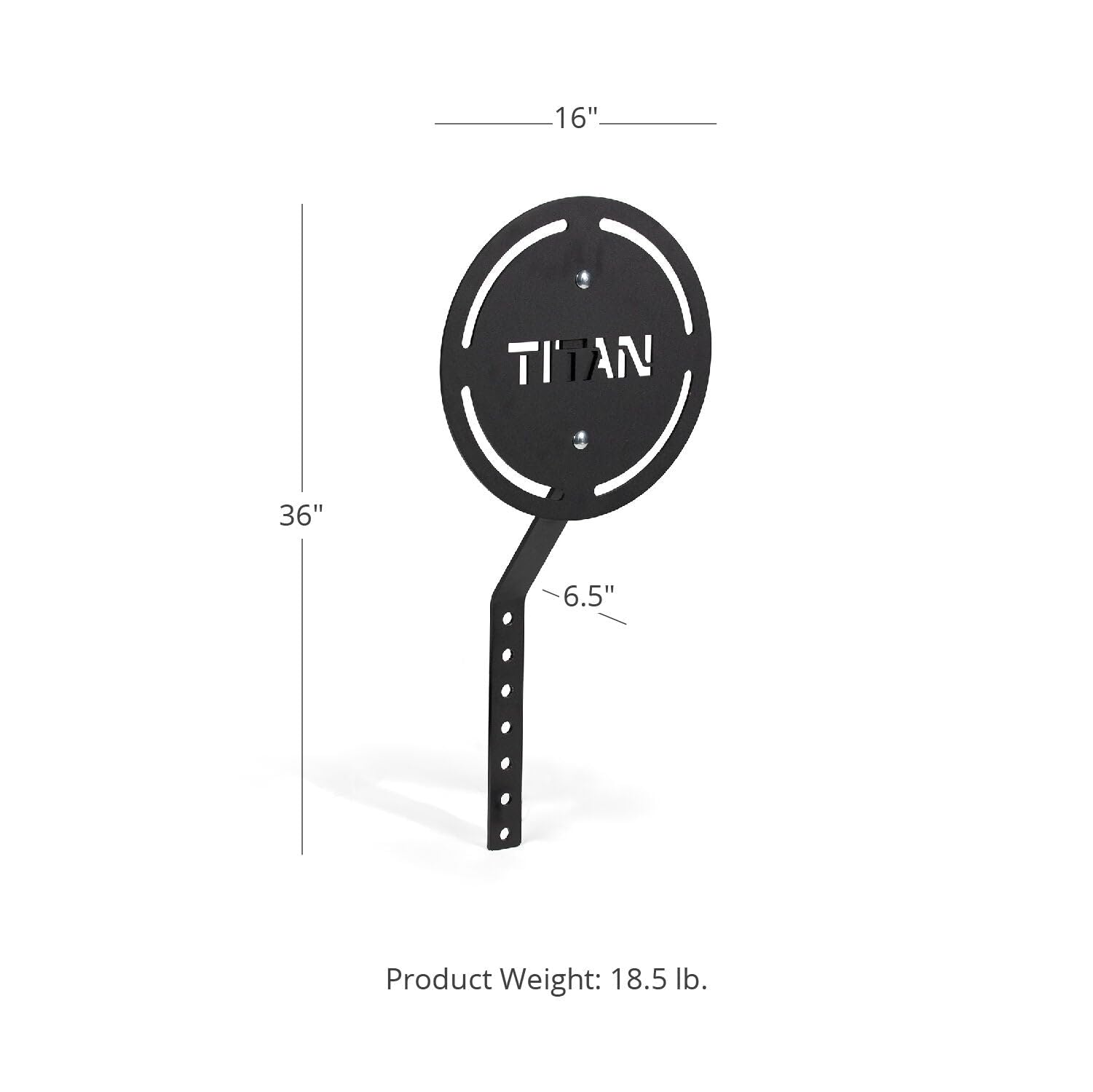 Titan Fitness Wall Ball Target Mount for T-3 & X-3 Series Racks with Extension - Perfect for CrossFit, Home Gym & Functional Training Workouts
