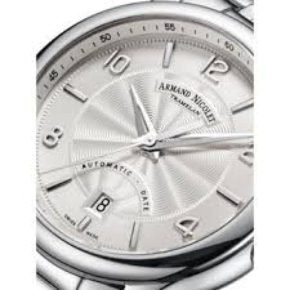 ARMAND NICOLET AA840AAA AG M9742 Men's Automatic Watch with Genuine Leather Strap - Luxury Dress Watch for Business, Formal Occasions & Gifts