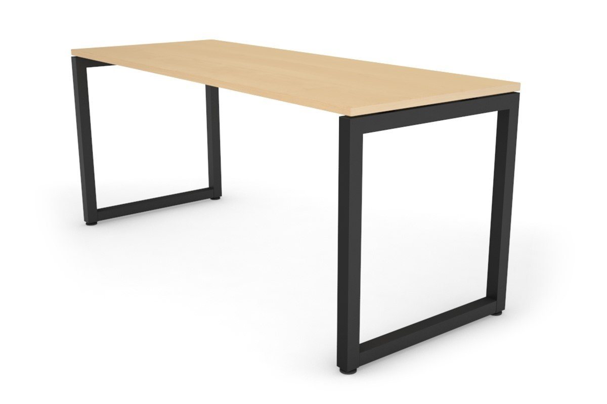 Quadro Loop Legs Table Frame - Black Metal Base for Dining, Coffee, or Conference Tables - Perfect for Home, Office, and Restaurant Use