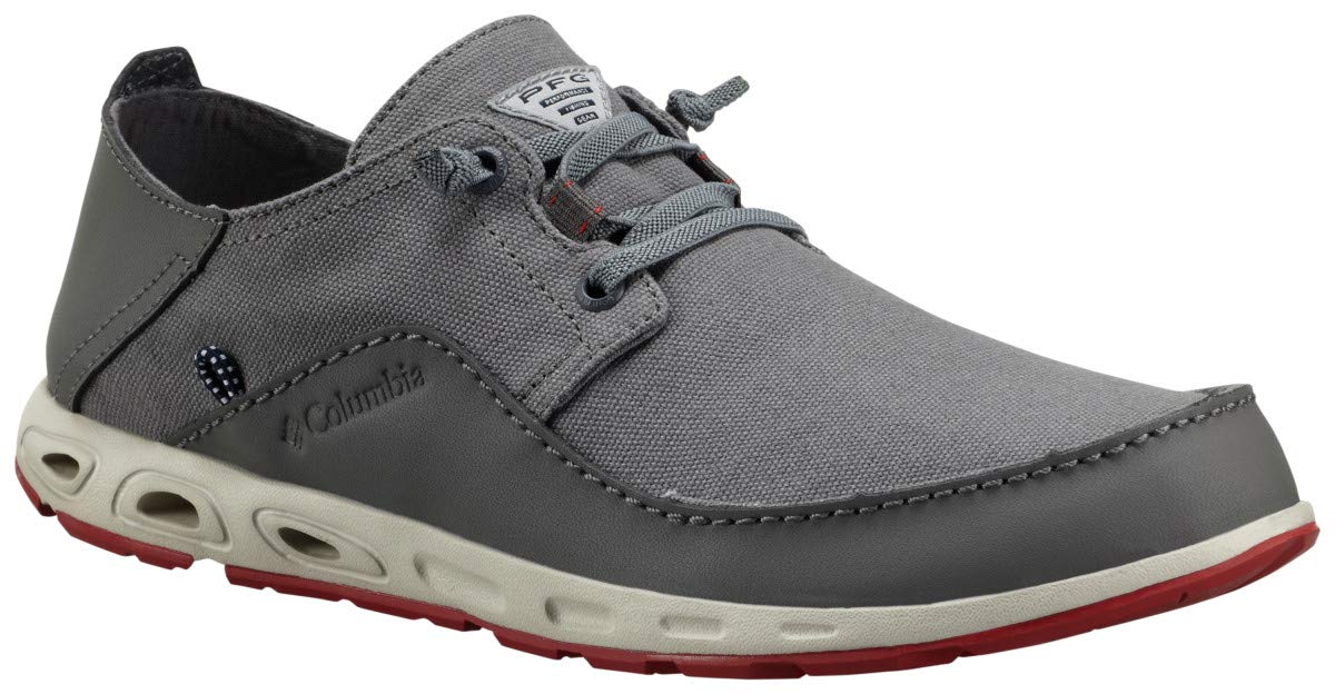 Columbia Men's Bahama Vent PFG Breathable Lace-Up Boat Shoes - Comfortable & Lightweight for Fishing, Boating & Outdoor Activities