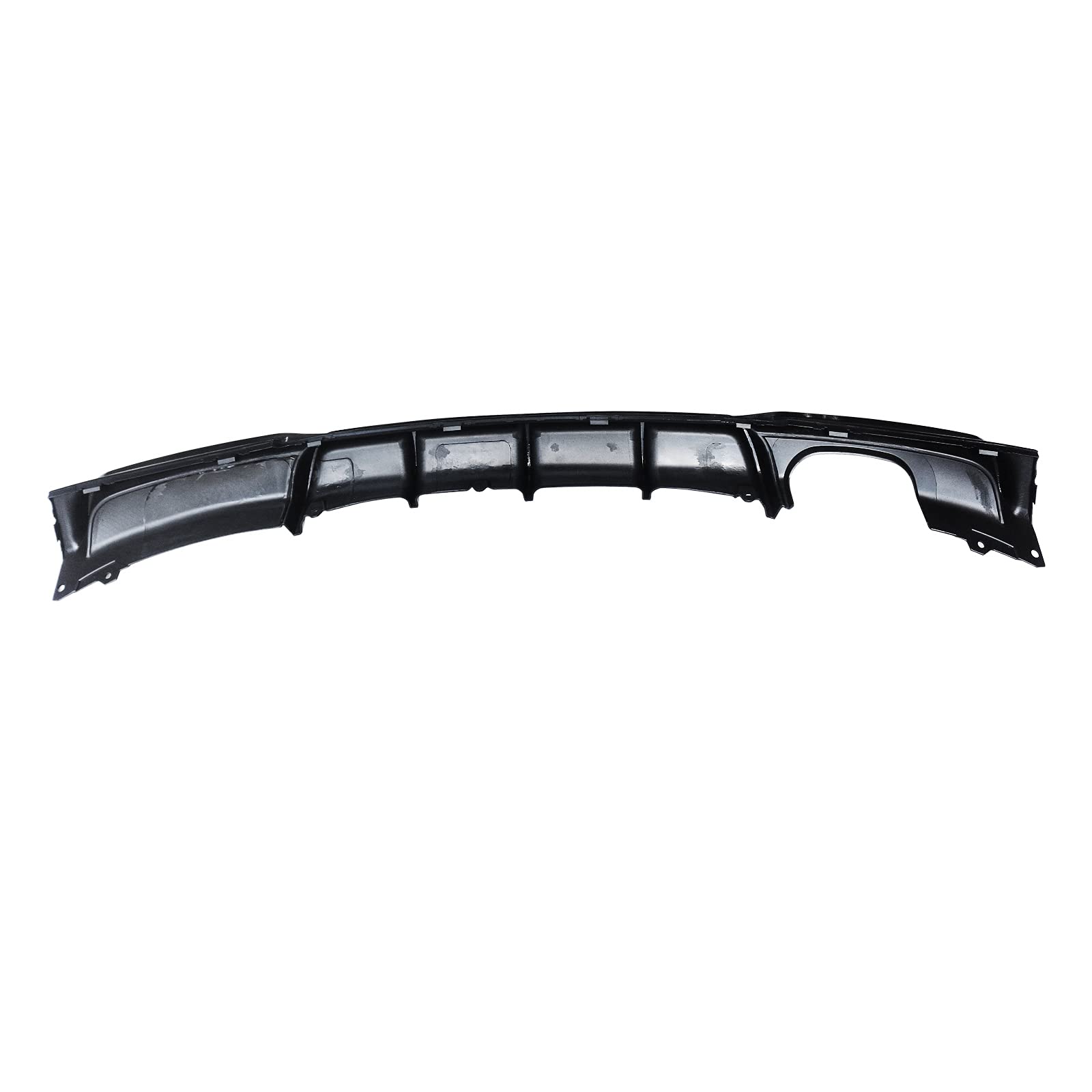 NINTE Gloss Black Rear Diffuser for 2012-2018 BMW 3 Series F30 F31 M Sport Bumper - Left Single Exhaust Bumper Lip | Enhances Sporty Look & Aerodynamics