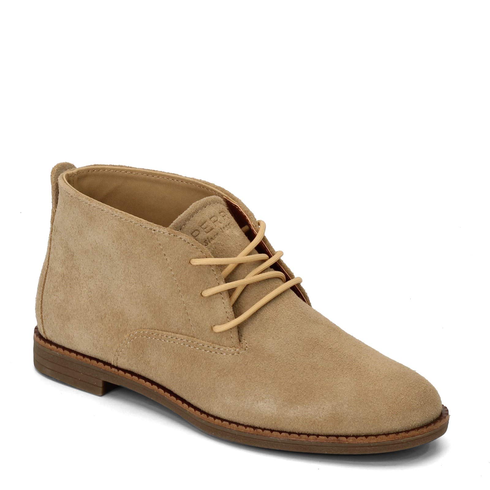 Sperry Women's Waypoint Desert Suede Bootie - Comfortable Ankle Boots for Women, Taupe Suede Shoes Size 8 M - Perfect for Fall, Winter & Outdoor Adventures