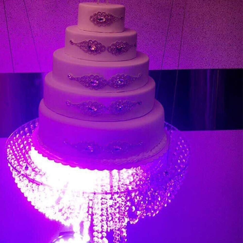 Elegant Hanging Cake Stand - Upside Down Chandelier Cake Rack for Wedding, Birthday Party & Romantic Dessert Display | Perfect for Tiered Cakes, Cupcakes & Sweet Treats at Special Events