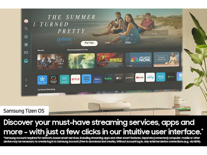 Samsung Class The Premiere 4K UHD Smart Laser Projector - Home Theater, Gaming & Outdoor Movie Nights
