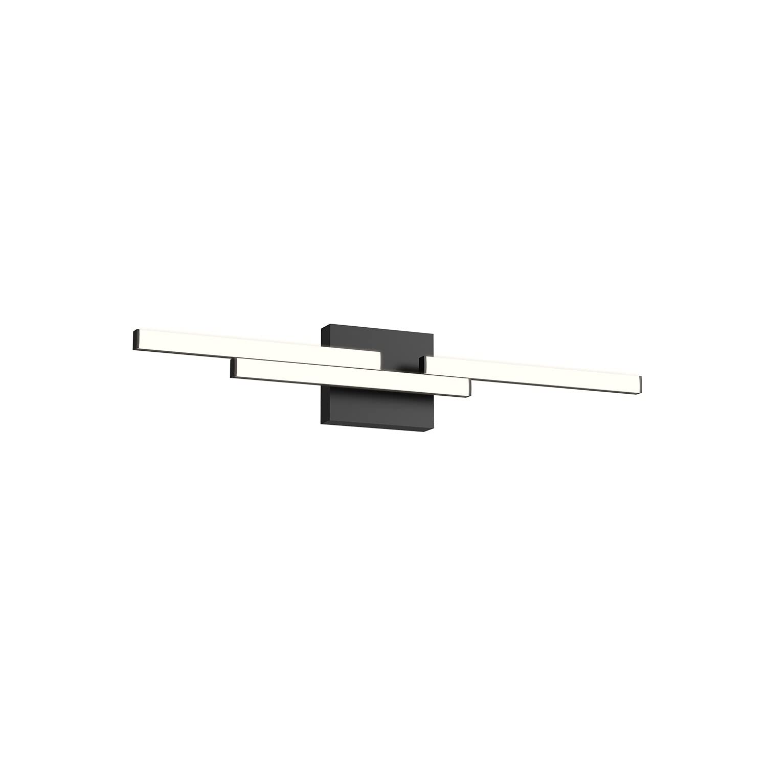 Kuzco Lighting VL52727-WT Anello Minor Vanity LED Light Fixture - Modern Walnut Finish for Bathroom & Dressing Room Lighting