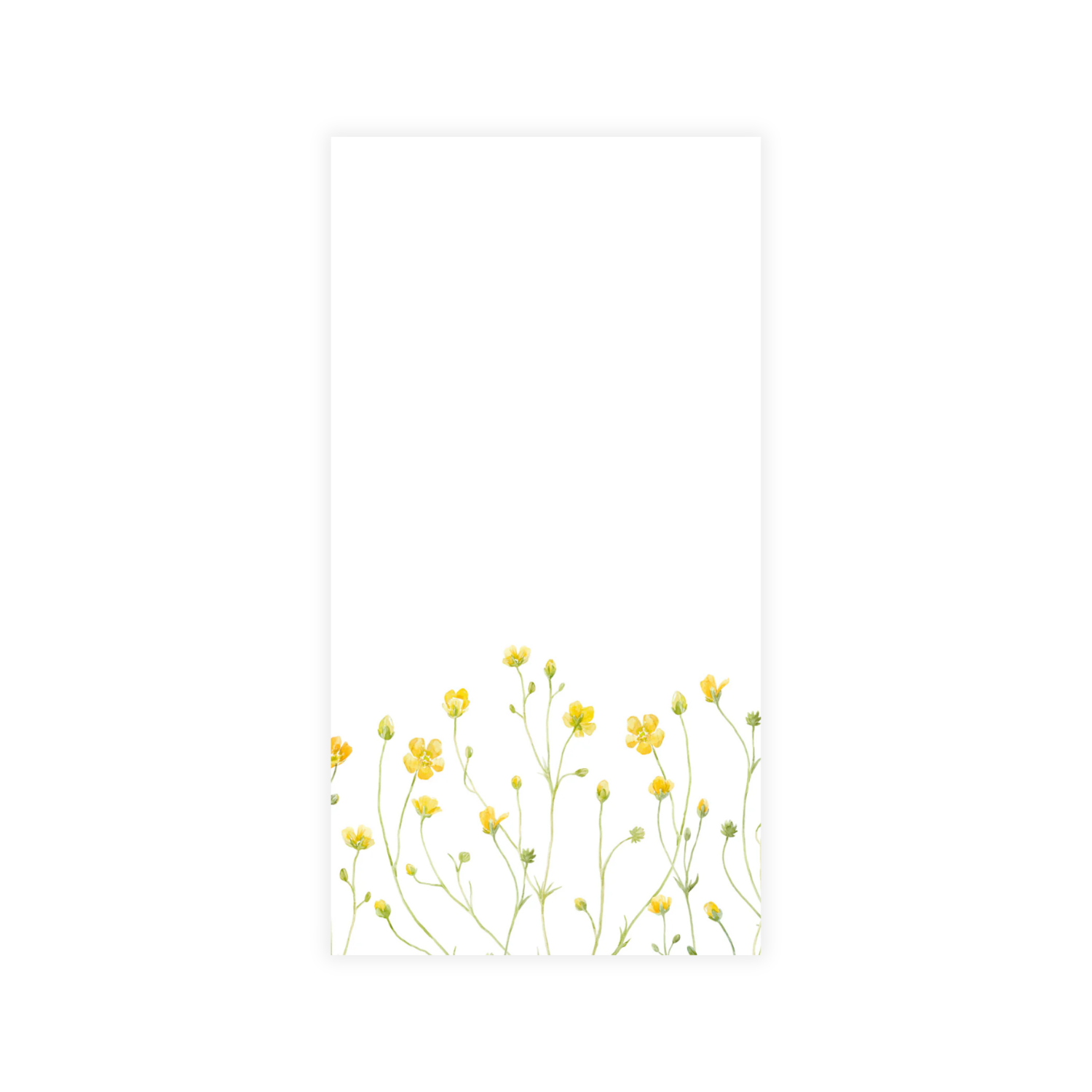 Premium Disposable Linen-Like Paper Guest Towels - 16 Pack Yellow Field - Perfect for Parties, Weddings, Restaurants & Upscale Events