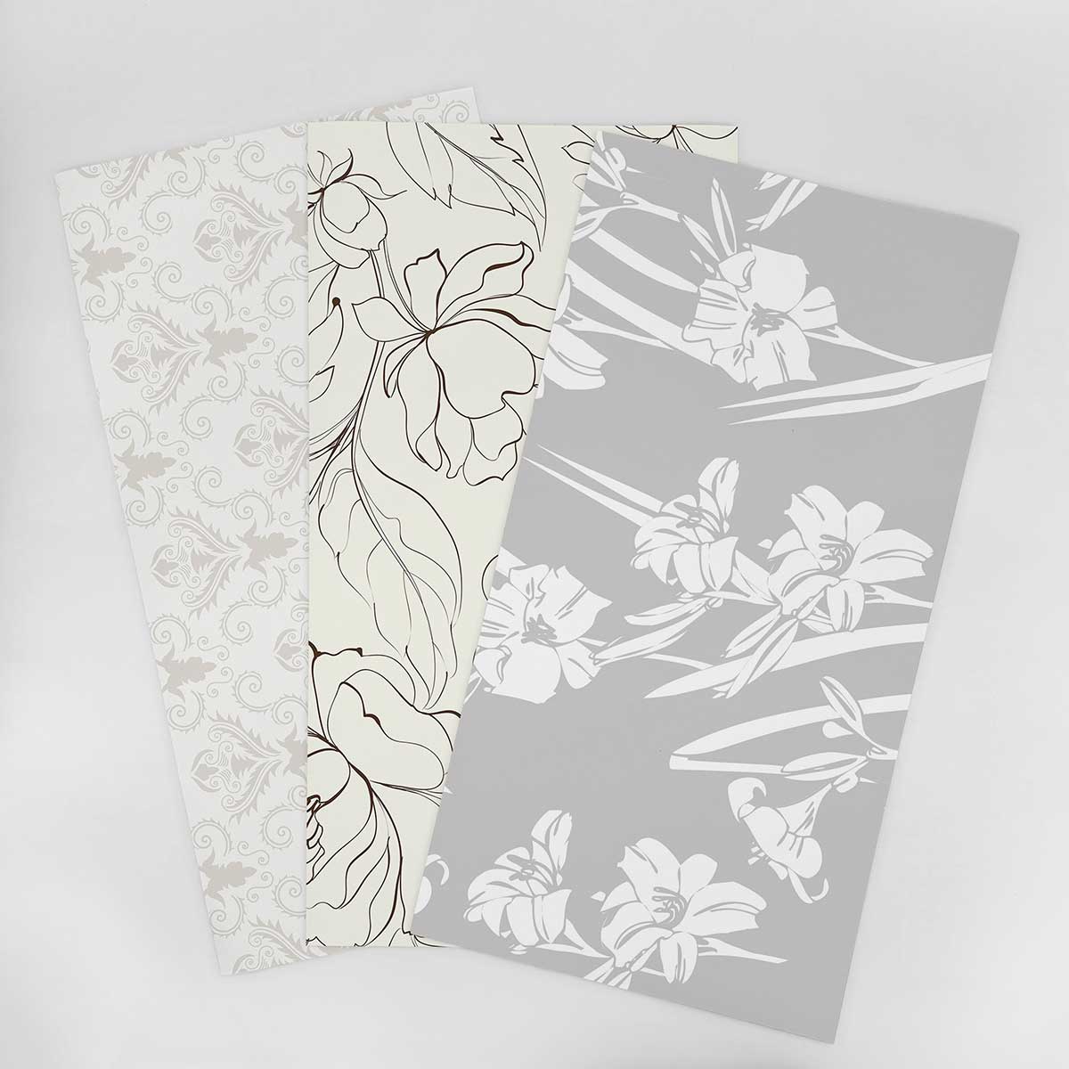Floral Bathroom Wallpaper Sample - Premium Designer Selection 002 | Waterproof Peel & Stick Wallpaper for Bathroom Decor, Powder Room, or Accent Wall