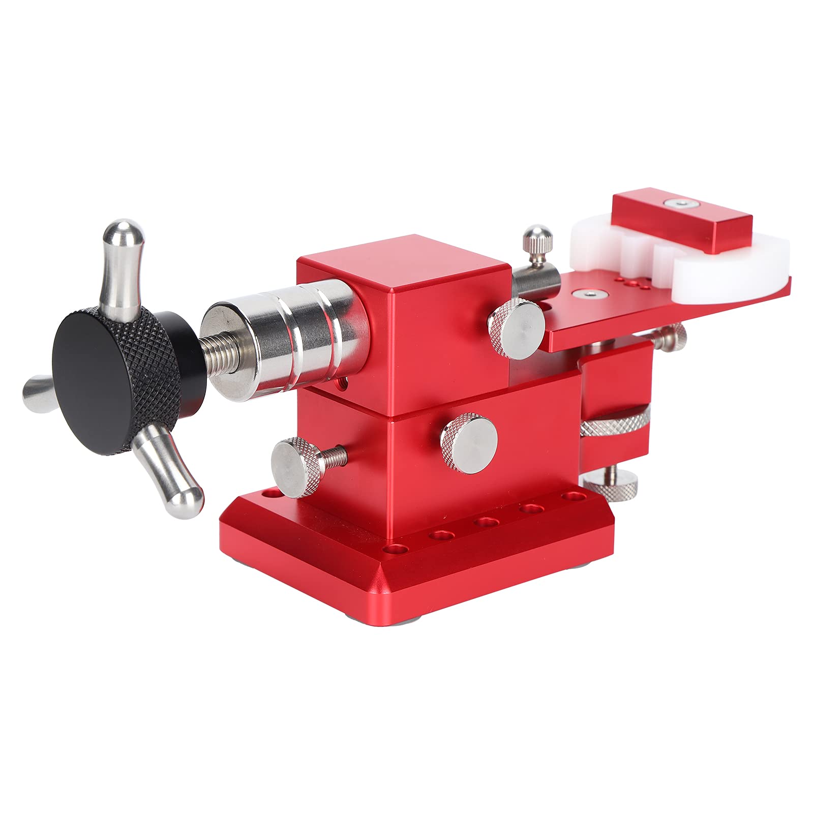 Professional Watch Back Case Opener Tool Kit - Adjustable Non-Slip Watch Back Remover with Wrench & Pry Tool, Alloy Case Press Closer for Battery Replacement & Watch Repair - Perfect for Watchmakers & DIY Enthusiasts at Home or Workshop