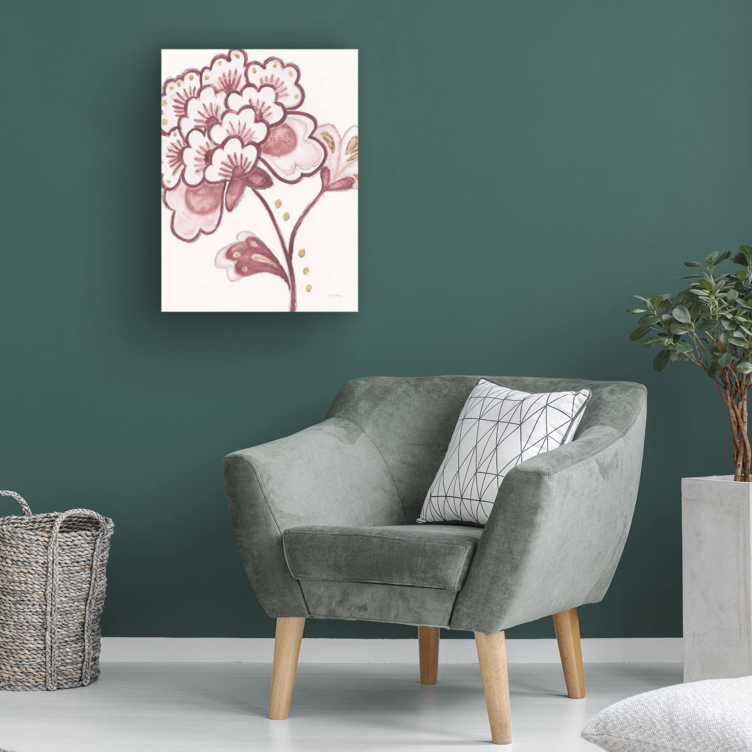 Trademark Fine Art 'Scandy Baby Light V' Canvas Wall Art by Melissa Averinos - 35x47 Inches, Scandinavian Nursery Decor, Modern Baby Room Painting, Gender Neutral Kids Wall Art for Bedroom & Playroom