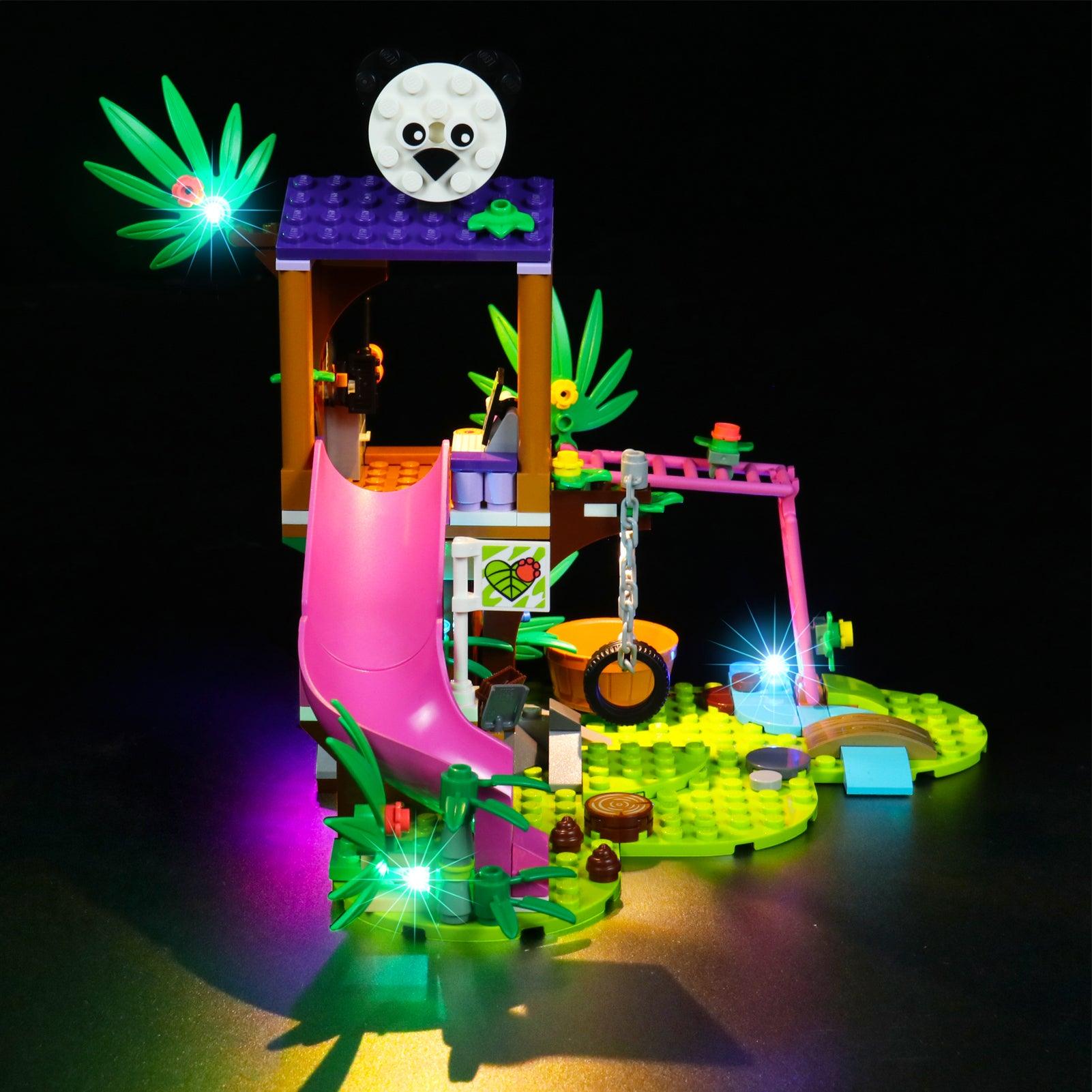 LEGO Friends Panda Jungle Tree House 41422 Light Kit - Compatible with Official LEGO Sets | DIY Lighting for Enhanced Display & Nighttime Play | Perfect for Kids' Rooms & LEGO Collections