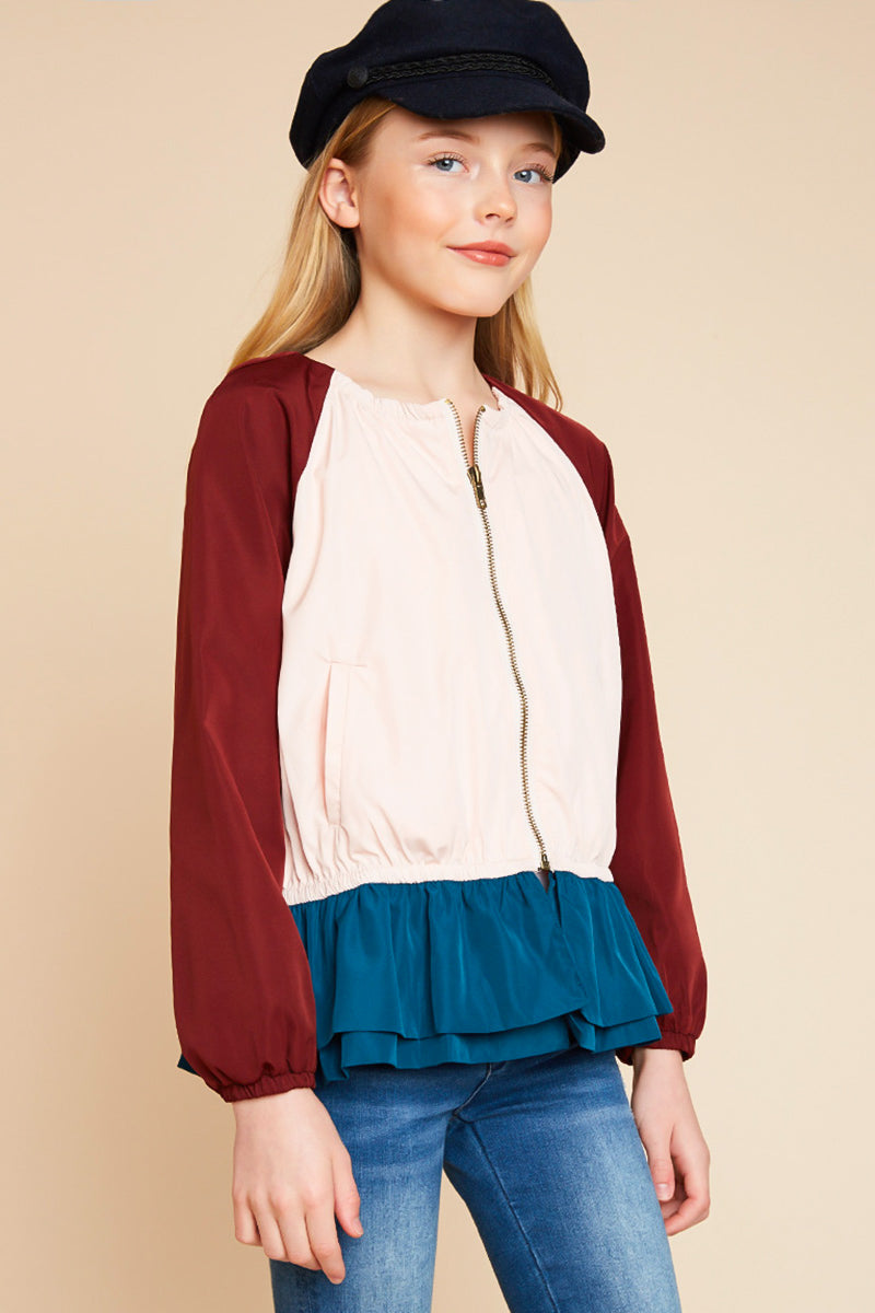 Trendy Color Block Bomber Jacket for Men & Women | Lightweight Streetwear Coat | Perfect for Casual Outfits, Night Out, and Urban Fashion