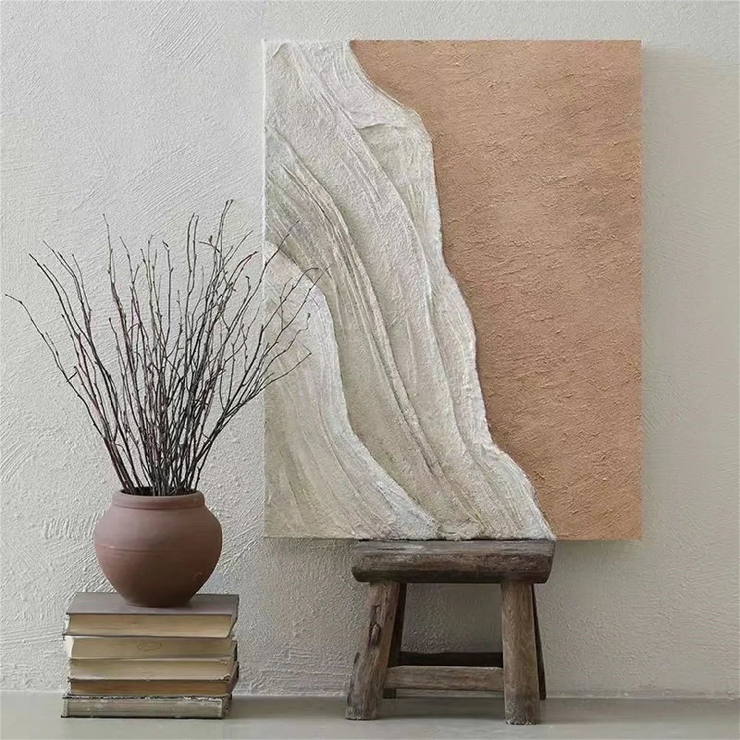 Ocean and Sky Painting Set of 2 - Modern Coastal Wall Art for Living Room & Bedroom Decor - Ready to Hang Canvas Prints - Perfect for Beach House or Office Wall Decor