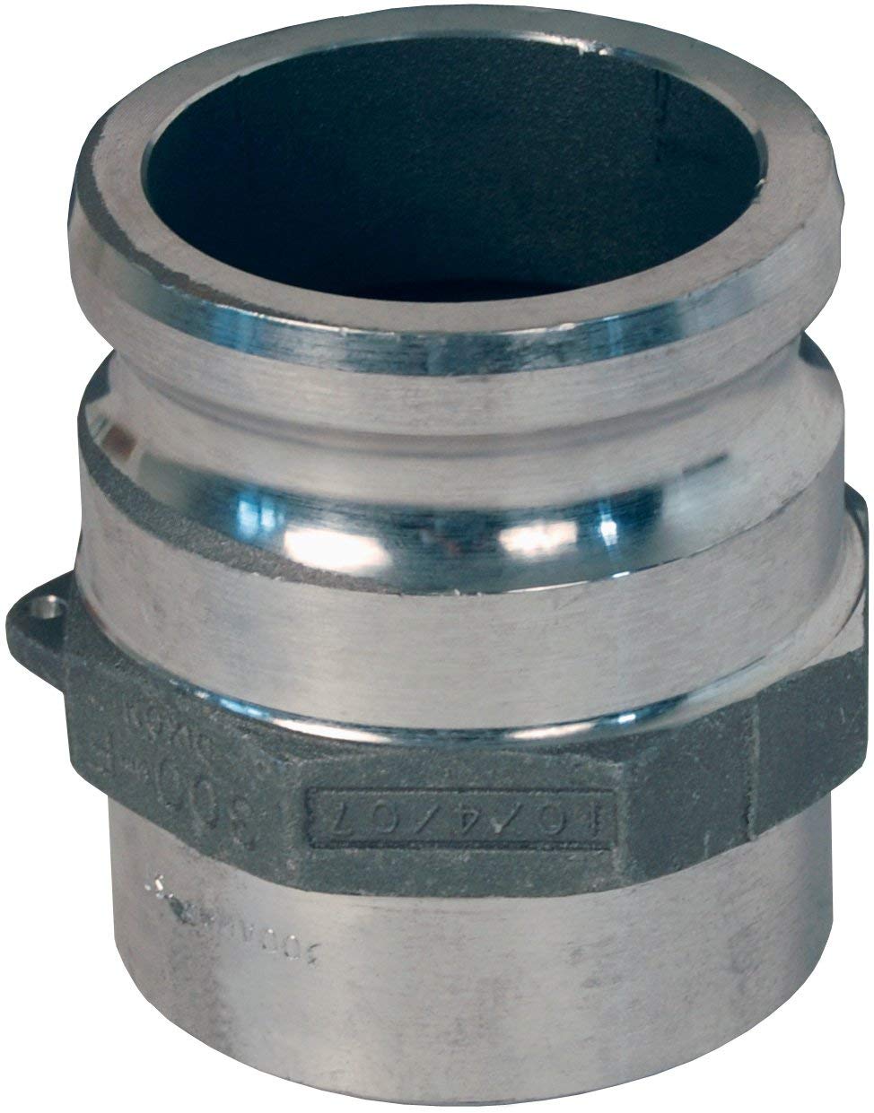 Dixon 500AWBPSTAL 5 Inch Aluminum Butt Weld Pipe Fitting - Socket Weld to Sch40 Pipe & Nominal OD Tubing - Perfect for Industrial Plumbing, HVAC Systems & Hydraulic Applications