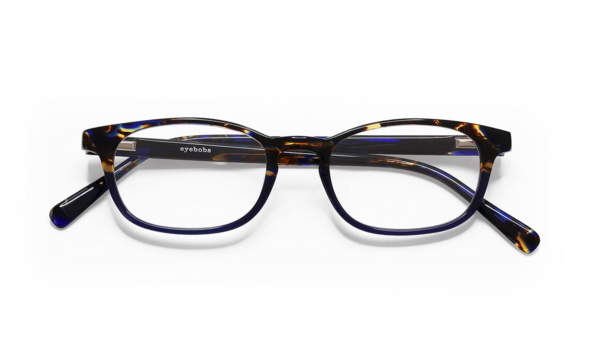 eyebobs - On Board | Premium Reading Glasses for Men & Women | Rectangle Frame for Average Faces | 0.0x-4.0x Strength | Perfect for Office, Reading & Computer Work