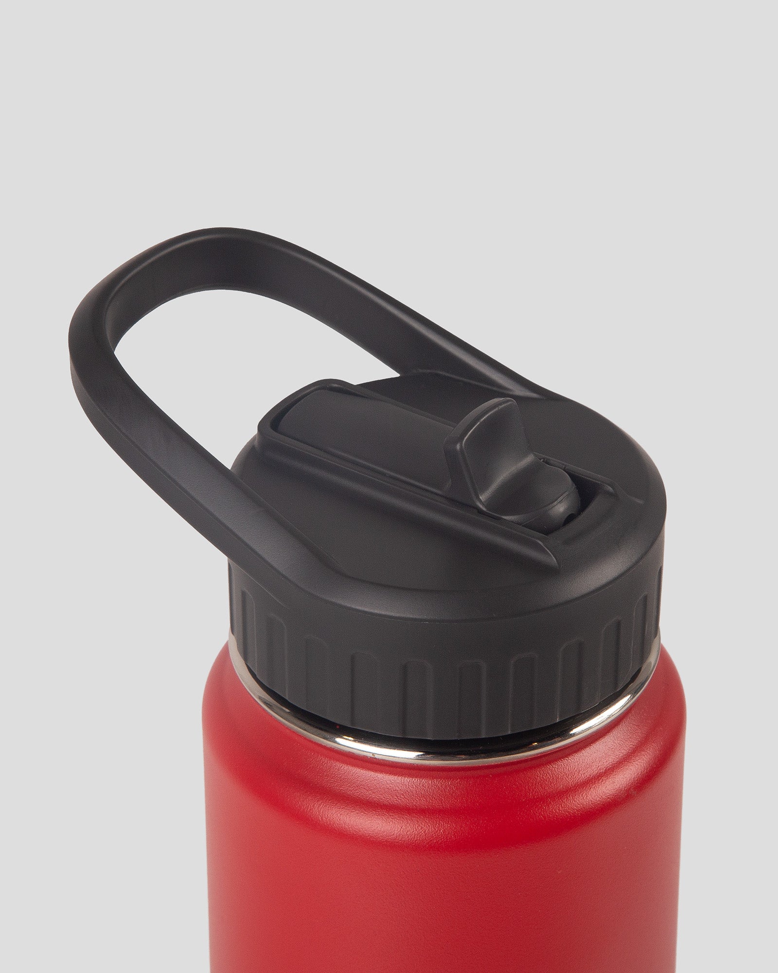 Spicy Chilli Pepper Insulated Water Bottle with Straw Lid - 710ml (24oz) Leakproof Stainless Steel Tumbler for Gym, Hiking & Outdoor Activities