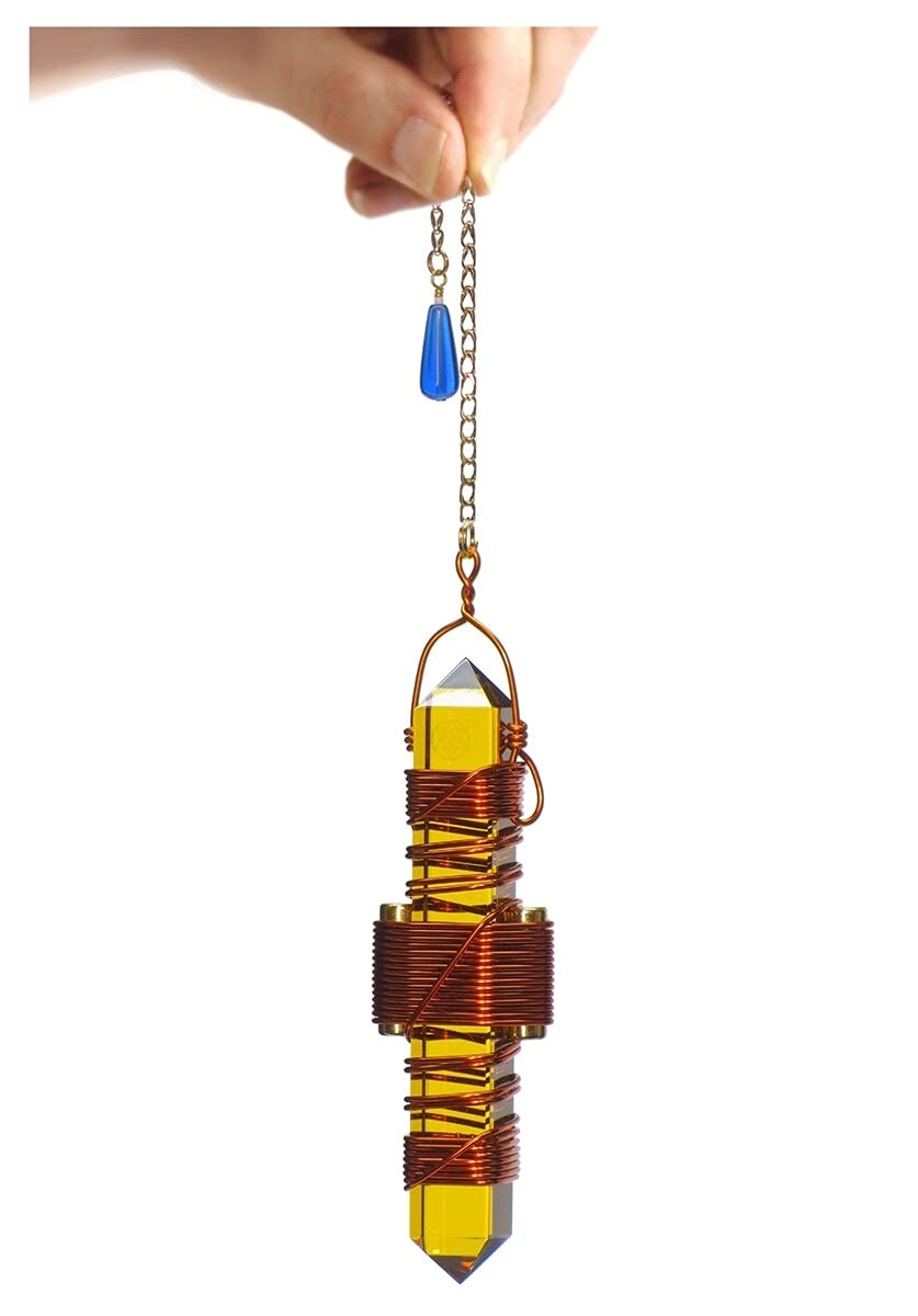 Etheric Weaver® Crystal Healing Wand with Magnets & Copper Wire - 2.5