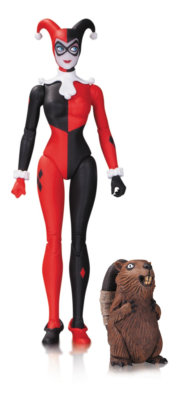DC Comics Designer Traditional Harley Quinn Amanda Conner Action Figure - Collectible Doll for Display & Cosplay - Perfect for DC Fans, Toy Collectors & Home Decor