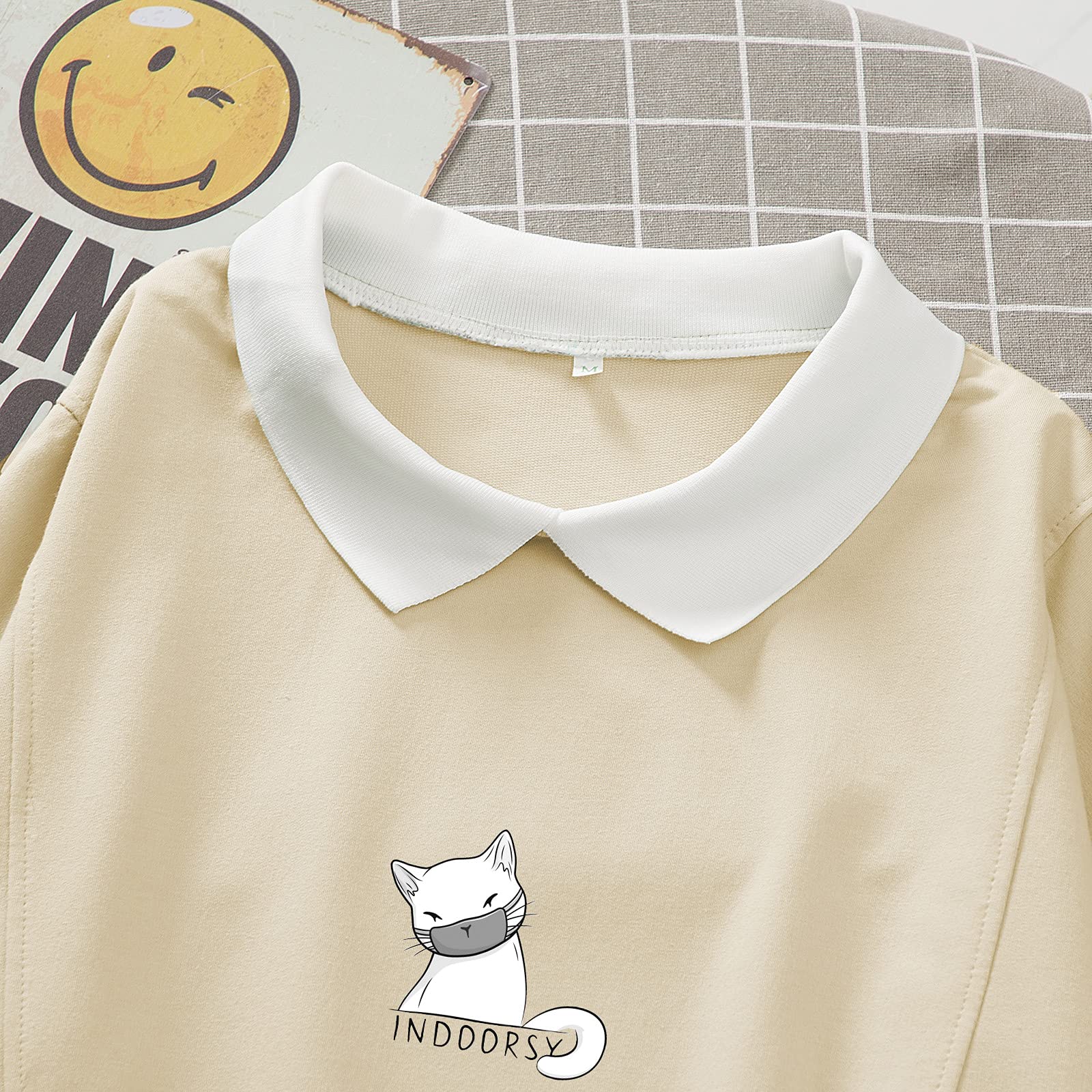 KIEKIECOO Women's Casual T-Shirts - Soft Comfortable Cotton Tees for Everyday Wear | Perfect for Work, Travel & Relaxing