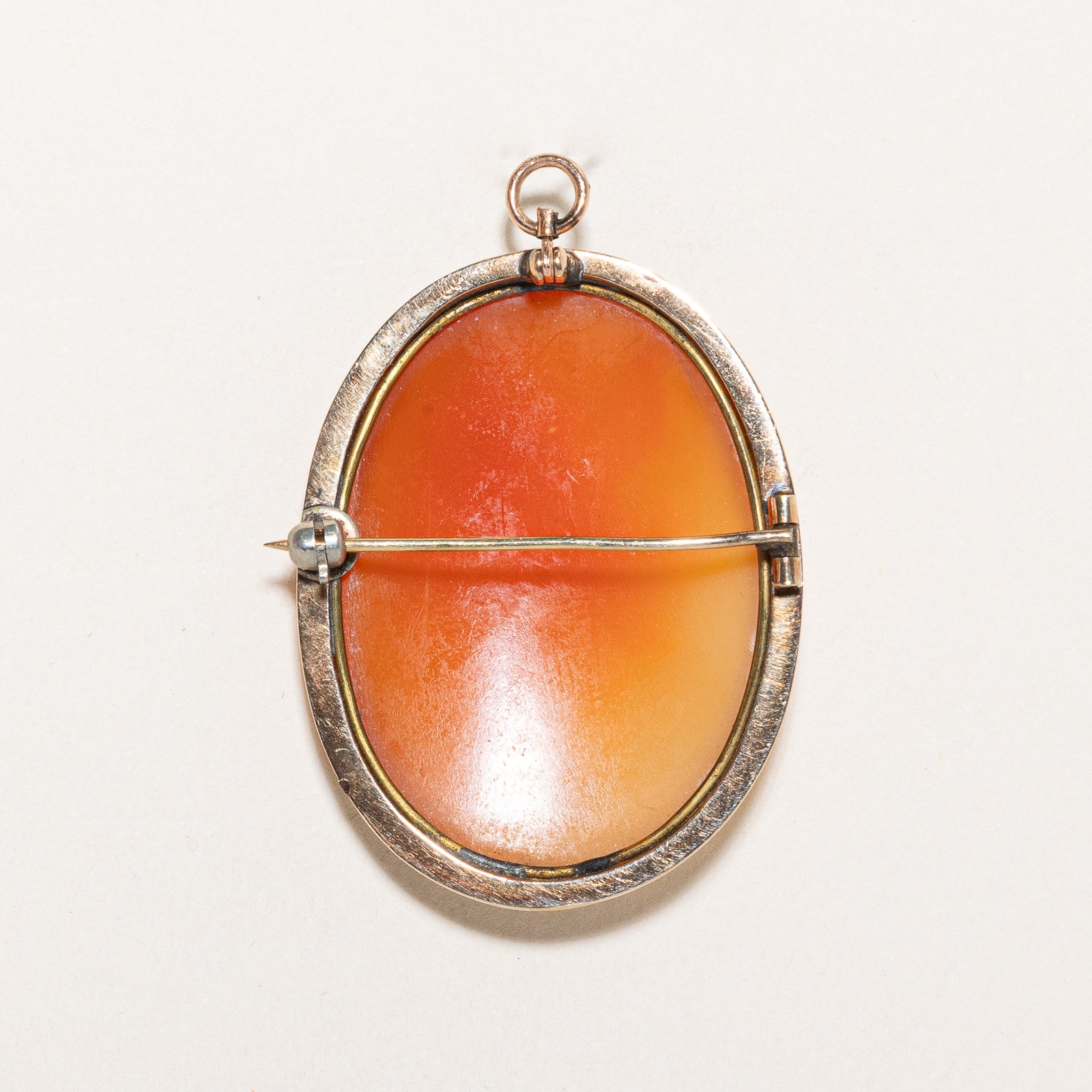16.00ct Genuine Sea Shell Cameo Convertible Brooch & Pendant Necklace - Vintage Inspired Jewelry for Weddings, Anniversaries & Special Occasions