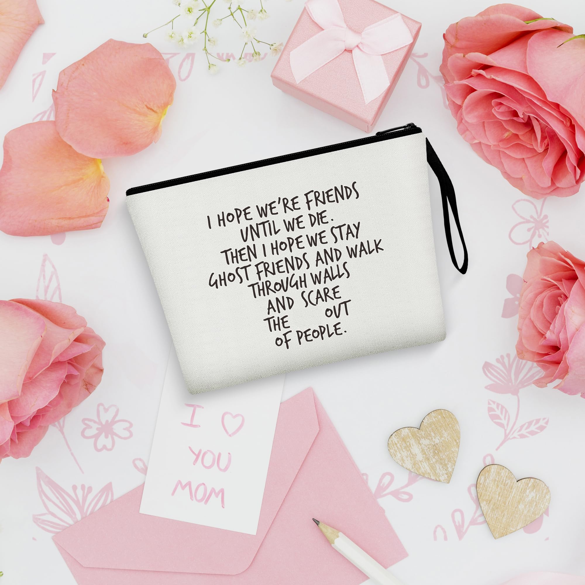 Unique Makeup Bag for Women - Birthday & Christmas Gift for Mom & Best Friend - Perfect for Travel & Daily Use