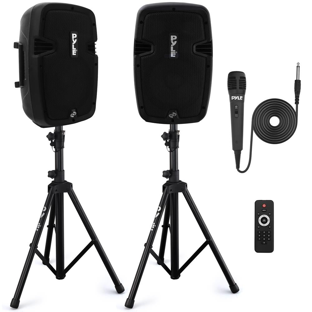 8-Piece PA Loudspeaker Sound System Package - Professional Audio Equipment for Concerts, Events & DJ Performances