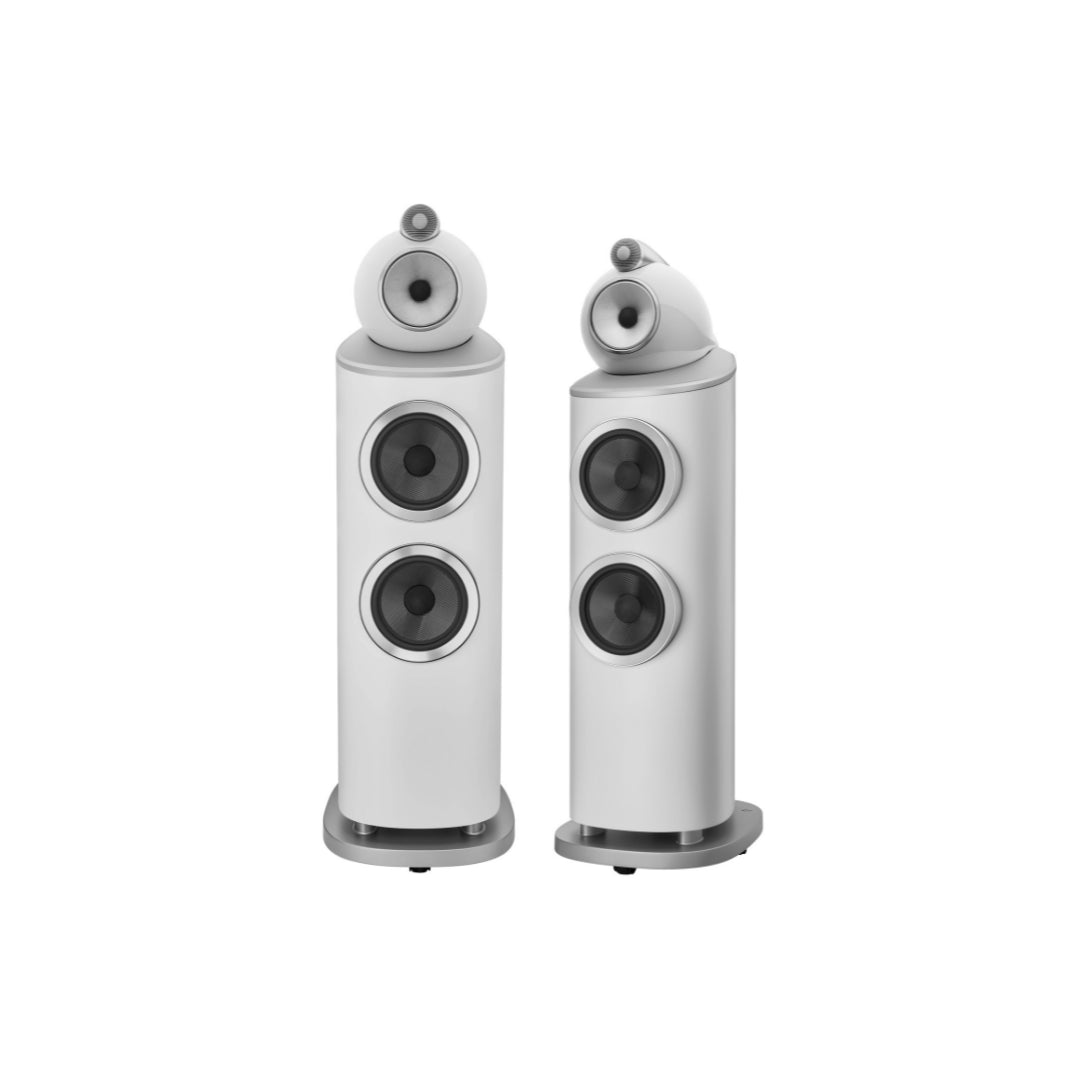 Bowers & Wilkins 803 D4 Premium Floorstanding Speakers (Pair) - B-Stock - High-End Audio for Home Theater & Music Listening