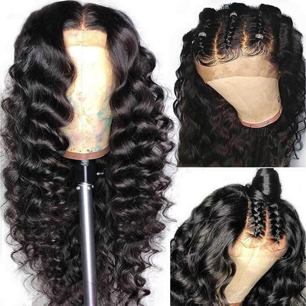 360 Lace Front Wig Human Hair Pre Plucked 12