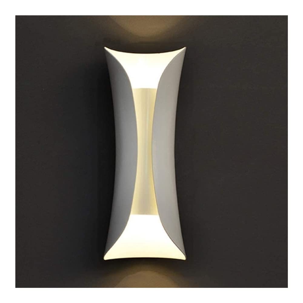Nordic Modern Wall Mount Light - Simple Bedroom Wall Lamp Sconce for Bedside, Aisle & Living Room - White LED Wall Light for Home Decor & Ambient Lighting
