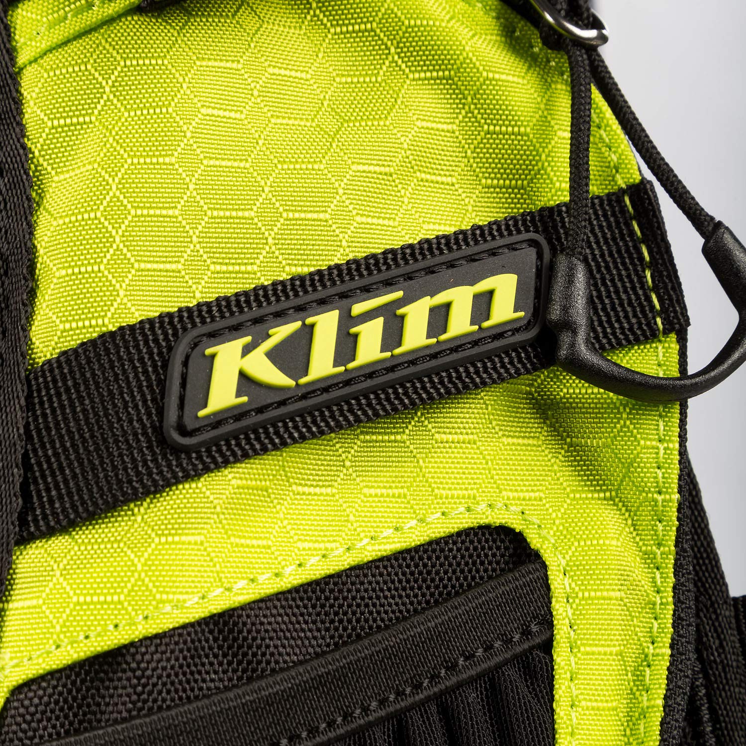 KLIM Nac Pak Technical Backpack - Shape Shift 3L Hydration Pack with Hydrapak Reservoir - Lightweight Hiking & Cycling Backpack for Outdoor Adventures (Lime Green)